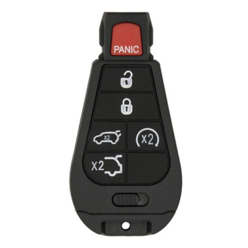 Keyless2Go Jeep 6-Button Smart Key IYZ-C01C 68051666AI 433 MHz, Premium Aftermarket
