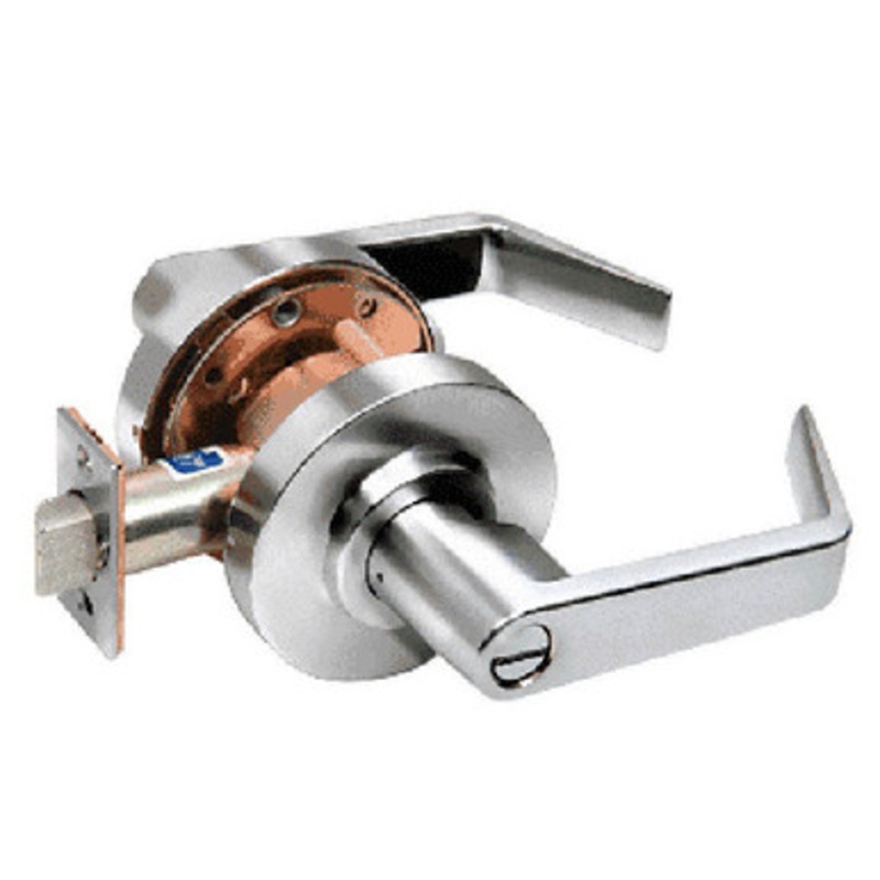 (L240 26D – 4) PLS L240 26D Grade 2 Lever – Privacy – Asa 2-3/4 – Brushed Chrome