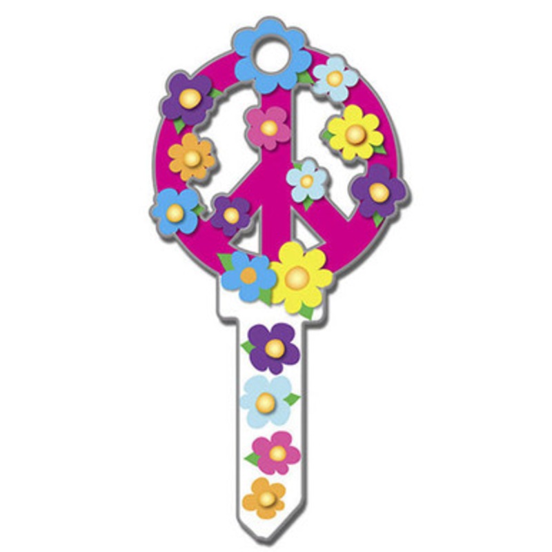 Lucky Line Key Shapes Peace Sign – 5 Pack – Schlage SC