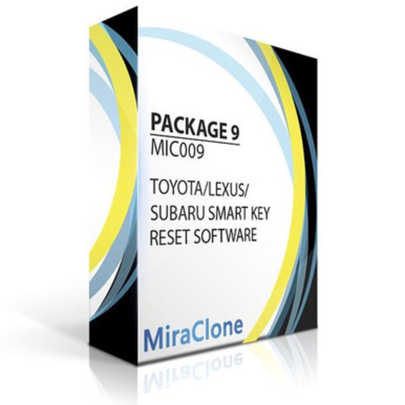 MiraClone – Toyota/Lexus/Subaru Smart Key Reset Software – Package 9