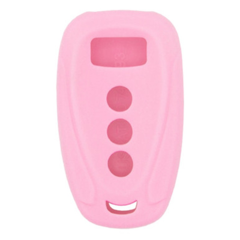 Replacement Silicone Jacket Keyless Remote Cover for GM 4 Button Smart Proximity Keys HYQ4EA HYQ4ES HYQ4AA – Pink