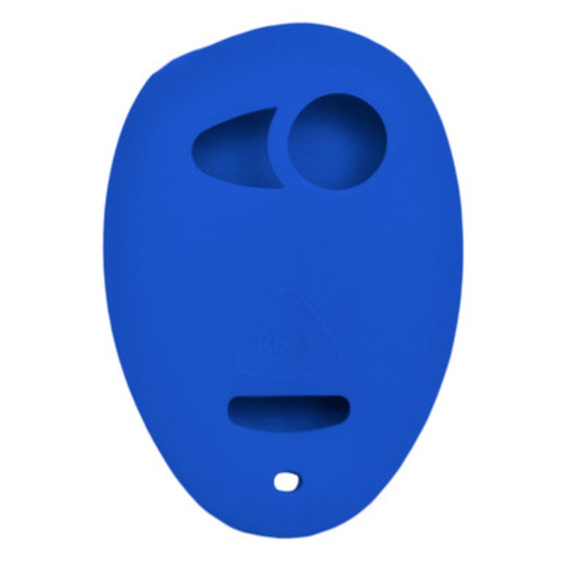 Replacement Silicone Jacket Keyless Remote Cover GMC64 for GM – Blue