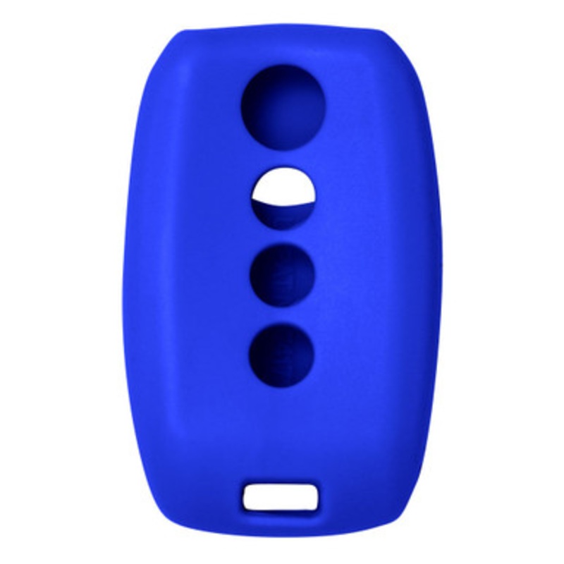 Replacement Silicone Jacket Keyless Remote Cover HYKIK74 for Kia 4 Button Proximity Smart Key FCC ID: SY5XMFNA433 – Blue