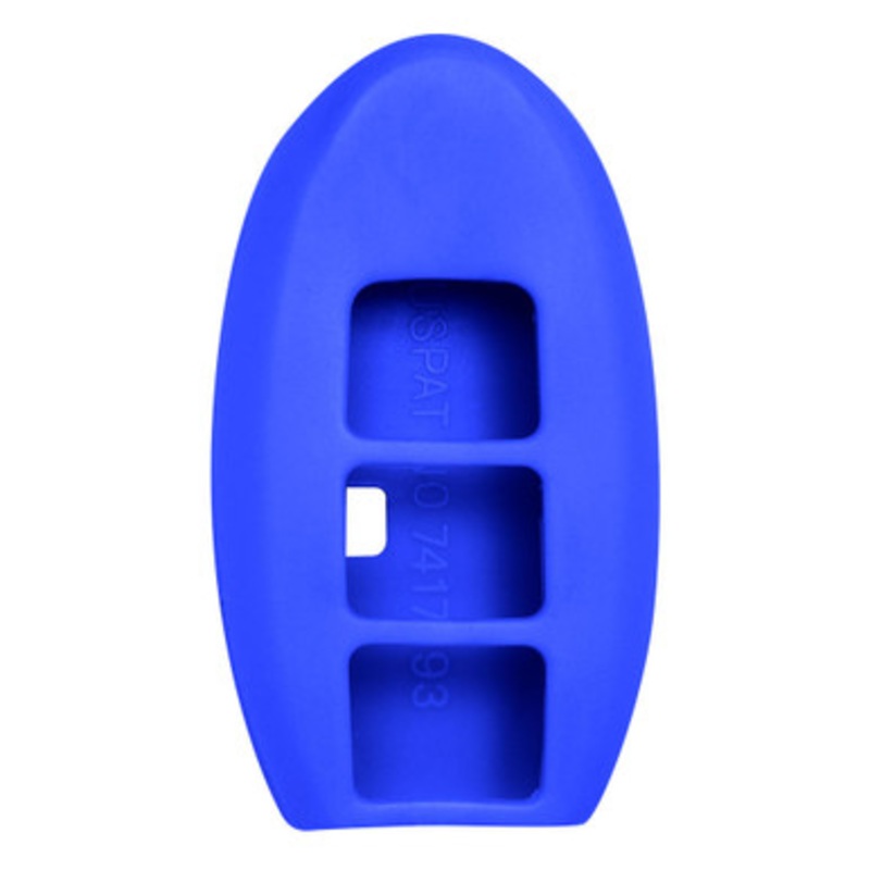 Replacement Silicone Jacket Keyless Remote Cover NSSNF33 for Nissan – Blue