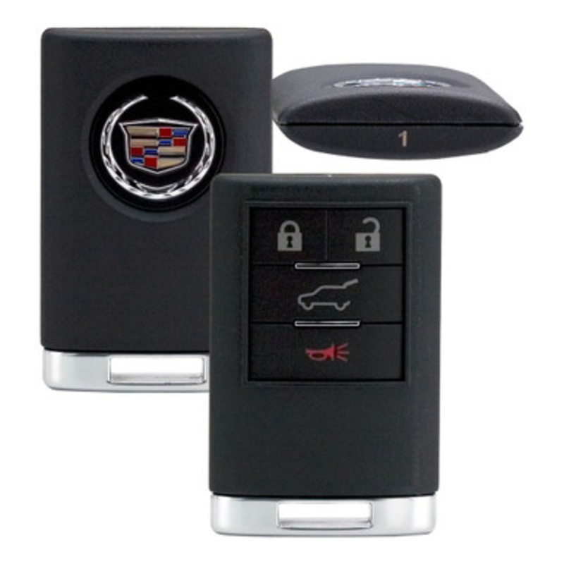 Strattec 4 Button Remote Key Fob 22889451 for Cadillac CTS Wagon – Driver 1