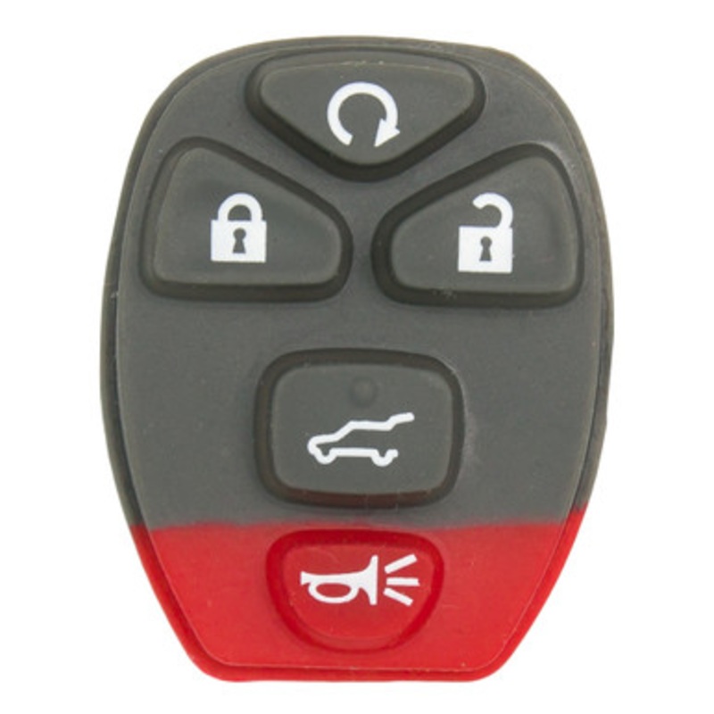 5 Button Replacement Pad for GM FCC ID: OUC60270 / OUC60221 Scrpit Pad