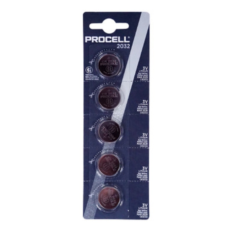 DURACELL CR2032 Coin Battery, 5 Pack