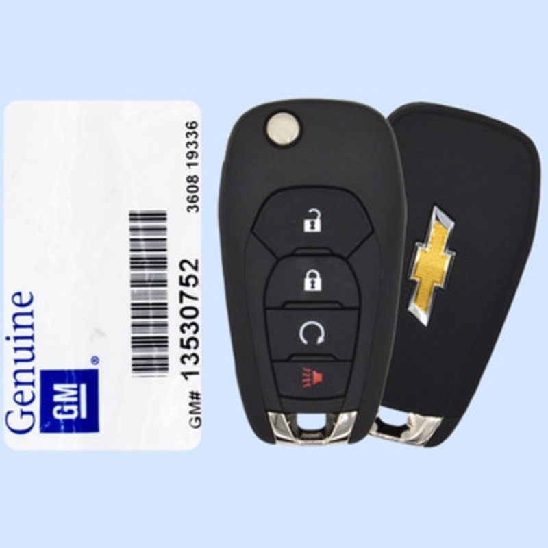 GM 4 Button Flip Key LXP-T003, 315MHZ – New OEM