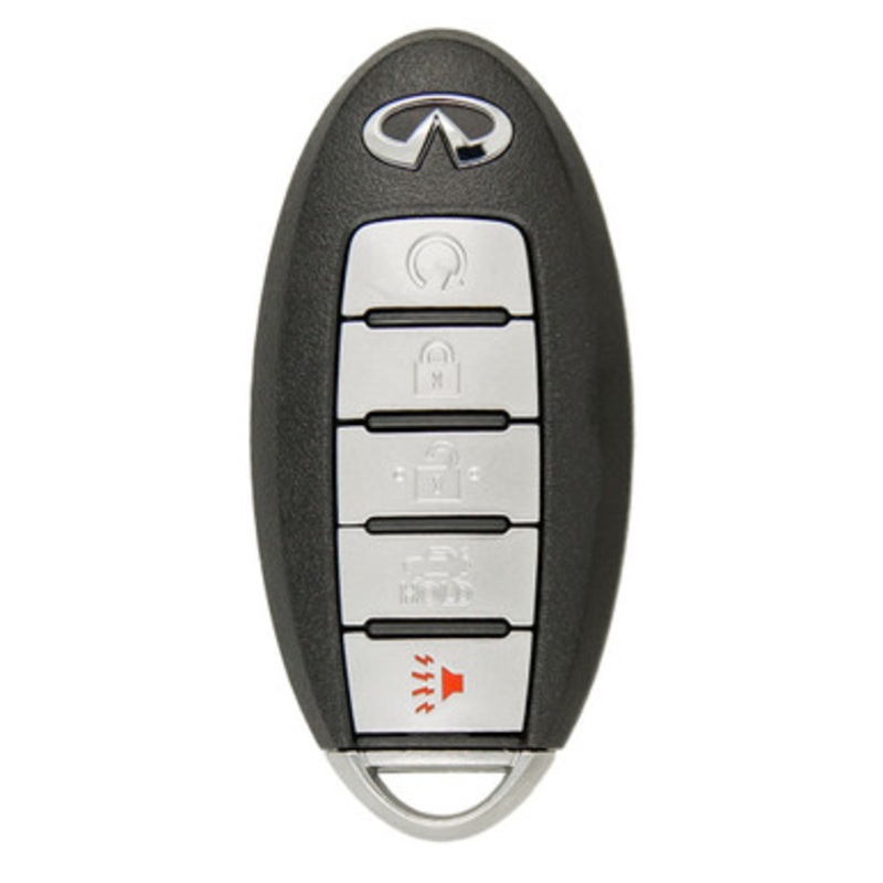 Infiniti 5 Button Proximity Smart Key KR5S180144014, 285E3-4HK0A, 433 MHz – New, OEM