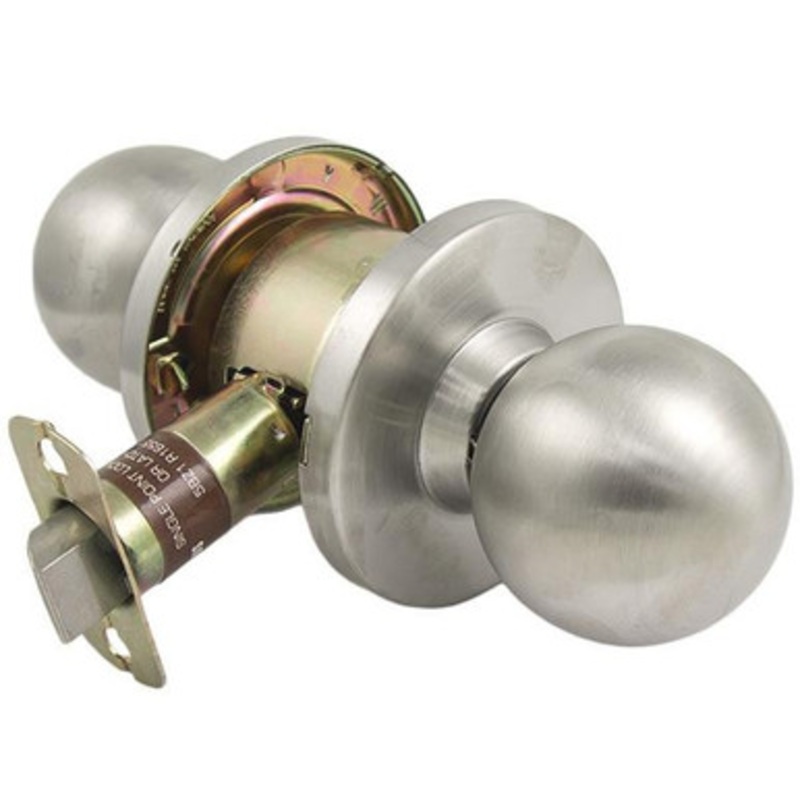 TELL PRO LINE K2010 Grade 2 Cylindrical Door Knob – Passage – 32D – 2-3/4