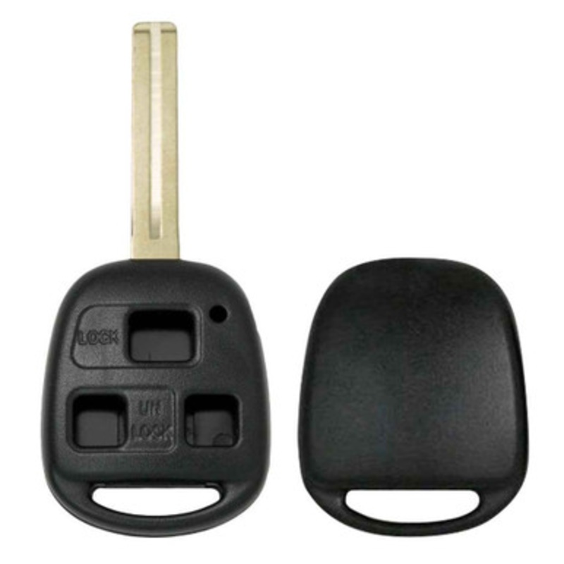 3 Button Remote Key Shell for Lexus – Short Blade