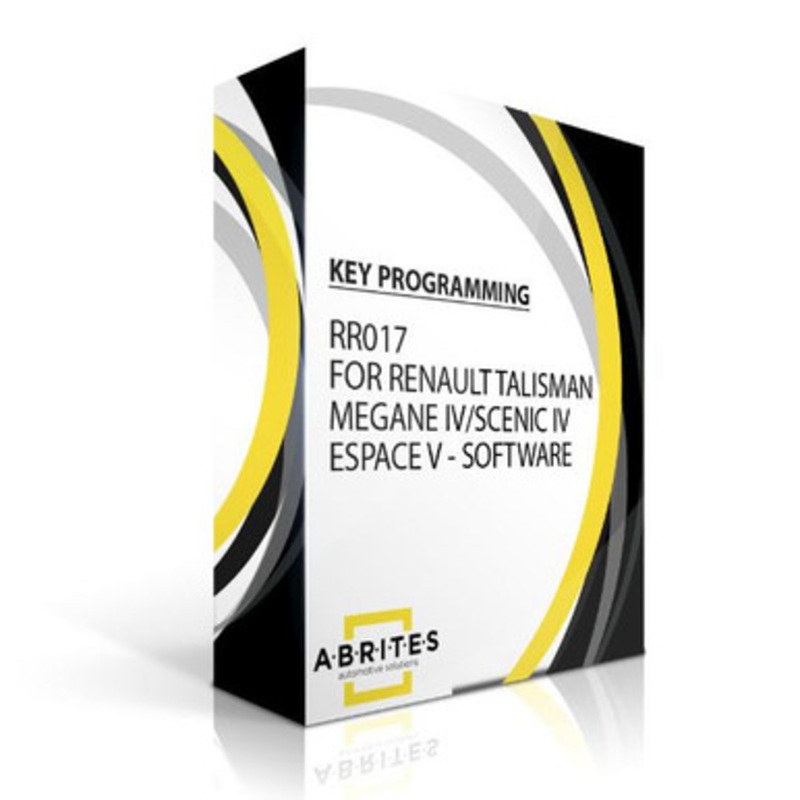 ABRITES RR017 Key Programming for Renault Talisman/Megane IV/Scenic IV/ Espace V – Software