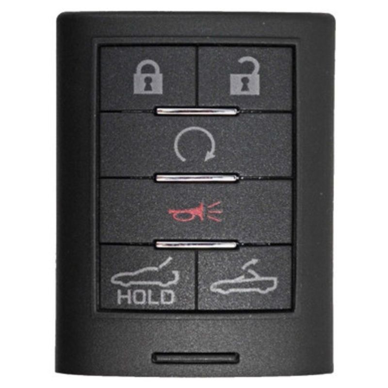 Chevrolet Corvette 6 Button Smart Key NBGGD9C04, 23465955, 433 MHz – Refurbished, Grade A