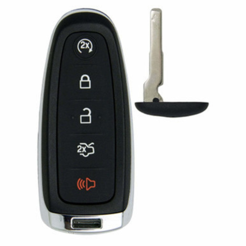 Ford 5 Button Smart Key M3N5WY8609, 164-R8092, 315 MHz with 164-R8022 Insert – Aftermarket