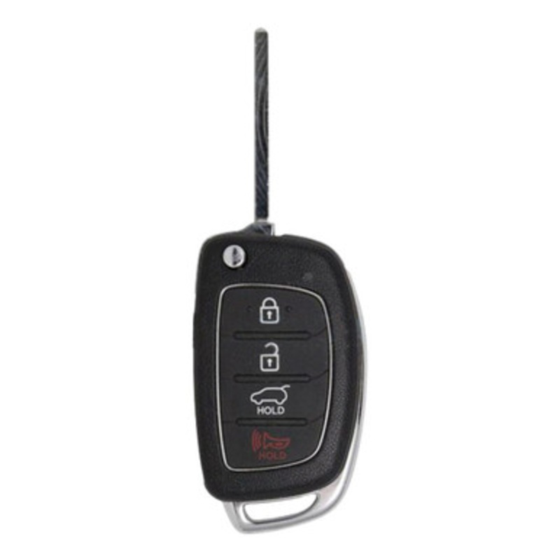 Hyundai 4 Button Non-Transponder Remote Flip Key TQ8-RKE-3F04, 95430-4Z100, 315 MHz – New, OEM