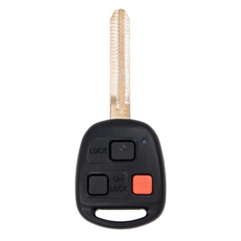 Keyless2Go 3 Button Remote Head Key Replacement for Toyota HYQ12BBT 89070-60750 4D67 Chip, TLS-KH3-071-AFB-ZZZZ-001