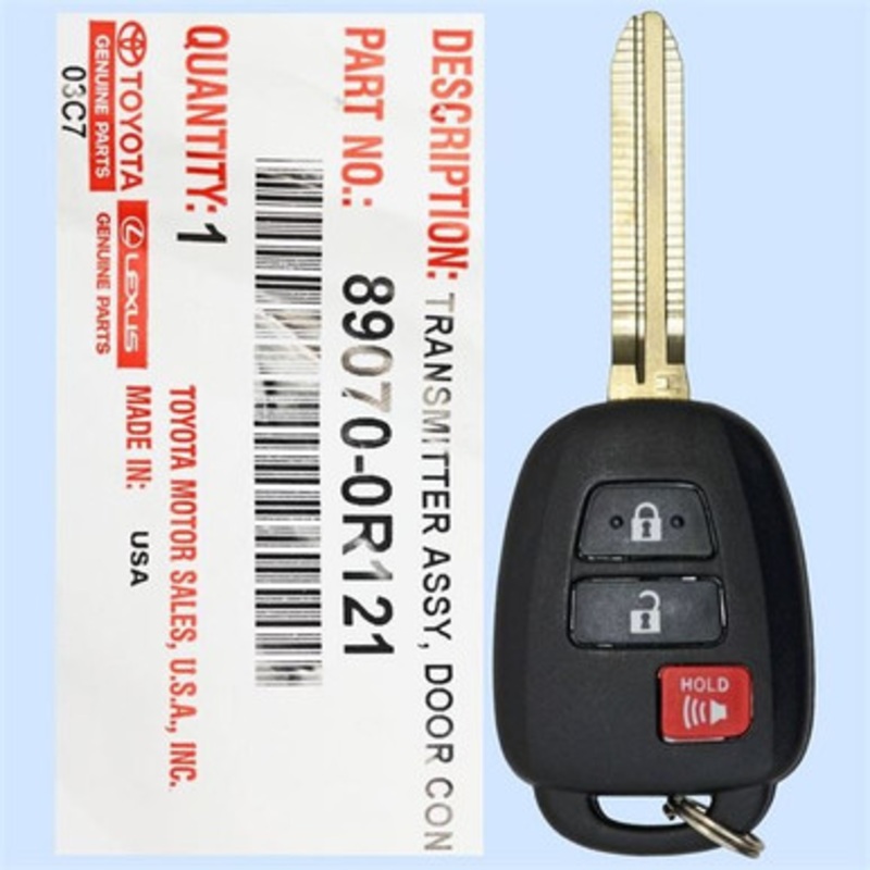 Toyota/Lexus/Scion 3 Button Remote Head Key GQ4-52T – New OEM
