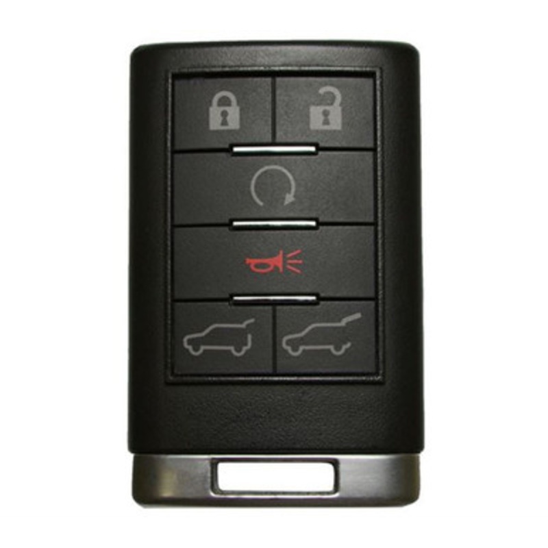 Cadillac 6-Button Remote OUC6000066 OUC6000223 22756465 22756466 – Refurbished Recase