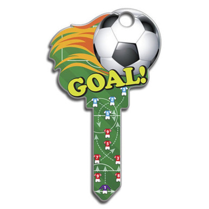 Lucky Line Key Shapes Soccer  – 5 Pack – Schlage SC