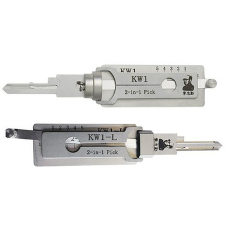 Original Lishi Bundle Of 2-in-1 Residential Pics for KW1 Kwikset Series Locks