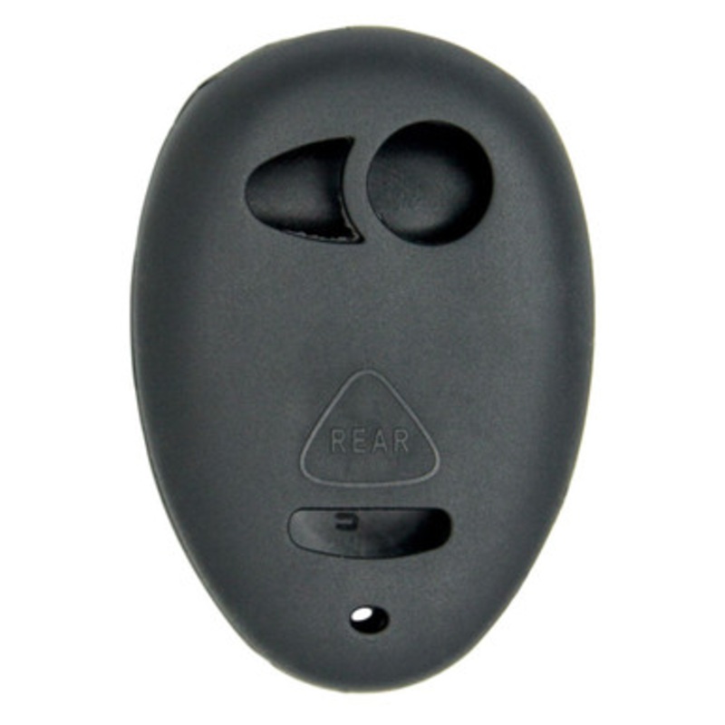 Replacement Silicone Jacket Keyless Remote Cover GMC64 for GM – Black