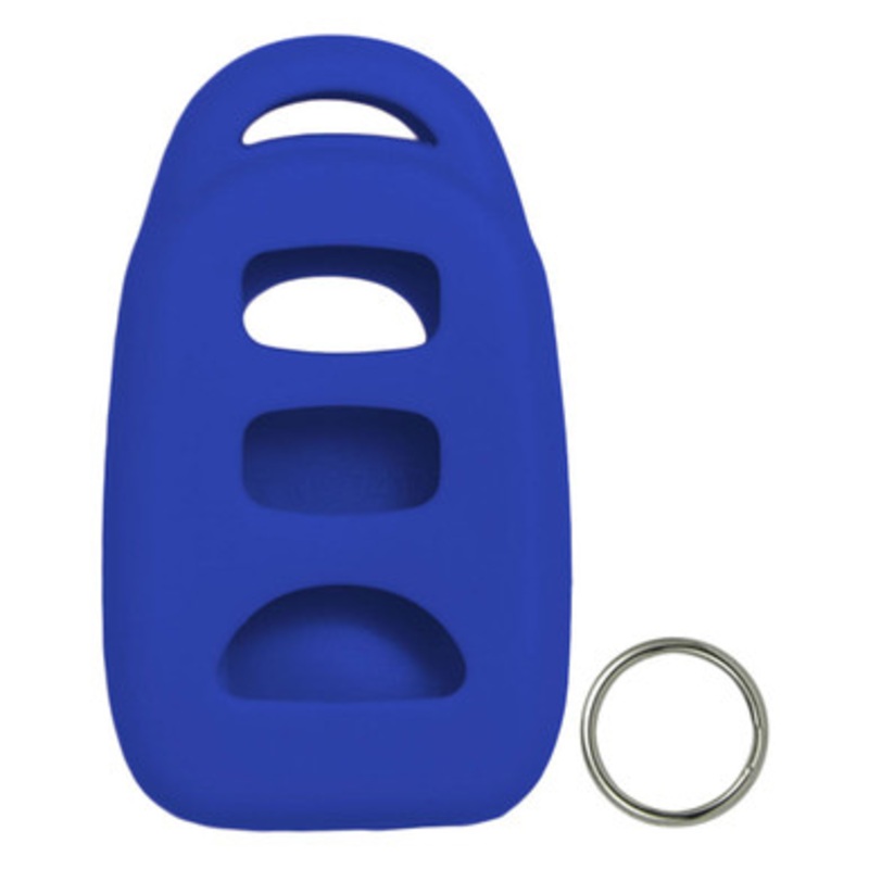 Replacement Silicone Jacket Keyless Remote Cover HYKIK23 for Kia 4 Button Remote FCC ID: PINHA-T008 – Blue