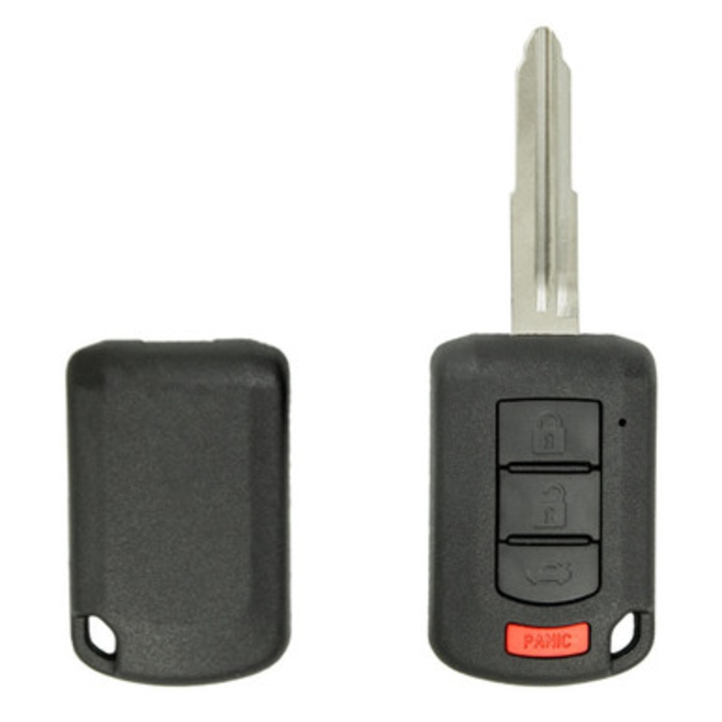 4 button Shell for Mitsubishi Remote Head Keys MIT3 with Shoulder Stops OUCJ166N