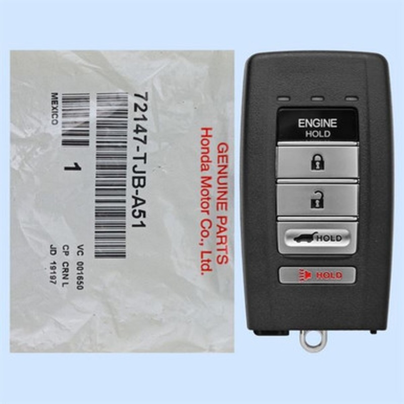 Acura 5 Button Driver 2 Smart Key KR5995364, 72147-TJB-A51, 902 MHz – New, OEM