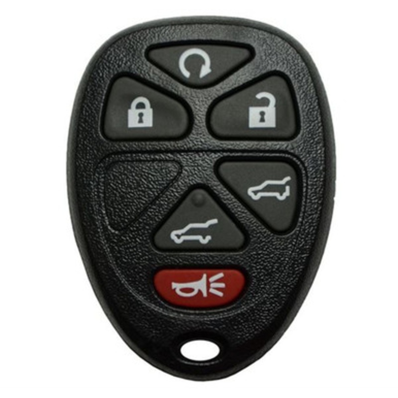 Cadillac Chevrolet GMC 6-Button Remote OUC60221 OUC60270 15857836 – Refurbished Recase