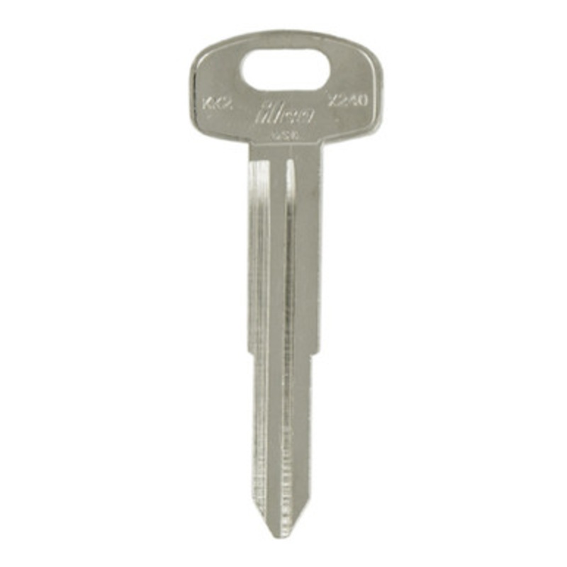 ILCO AF01631002 KK2 Mechanical Key, Pack of 10