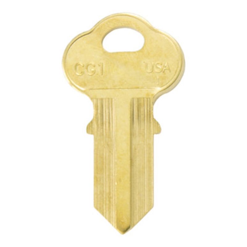 ILCO CG1 1041G Key Blank For Chicago Locks – Brass – 50 Pack
