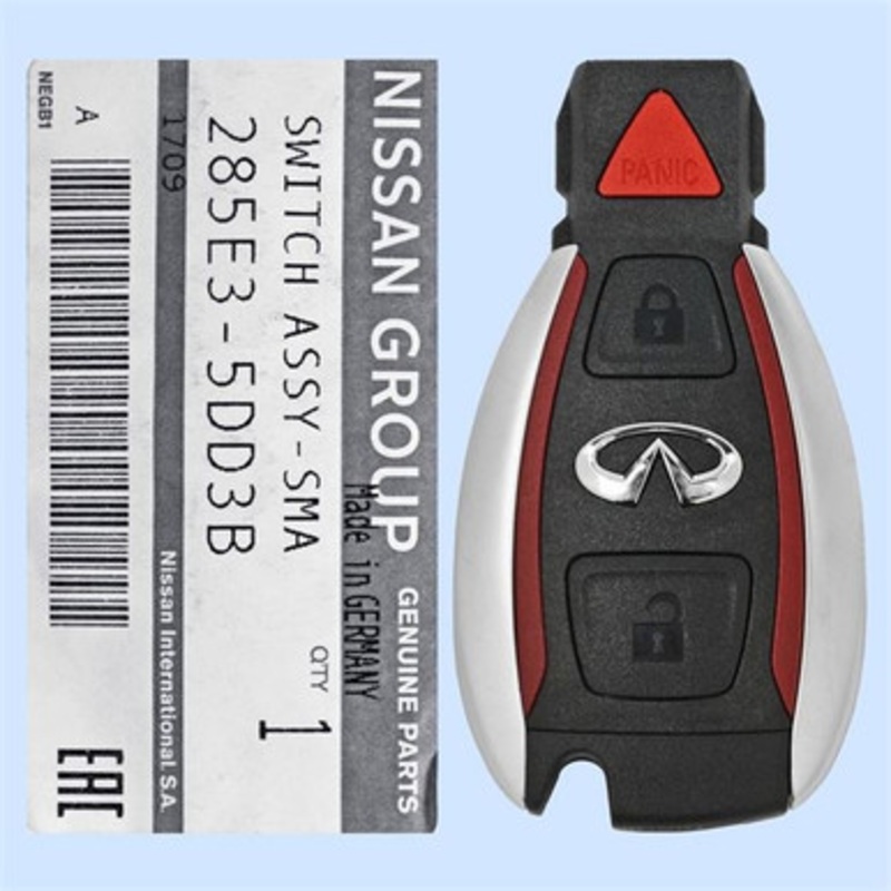 Infiniti Red Trim 3 Button Proximity Key IYZDC12K – New OEM