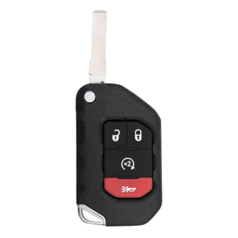 Keyless2Go Jeep 4-Button Smart Key OHT1130261 68416784AA 433 MHz, Premium Aftermarket
