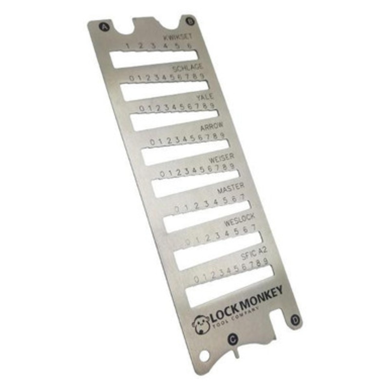 Lock Monkey MK380 12-in-1 Residential/Commercial Key Decoder