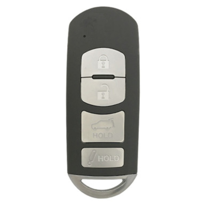 Mazda 4-Button Smart Key WAZX1T763SKE11A04 TEY1-67-5RY 315 MHz, Aftermarket
