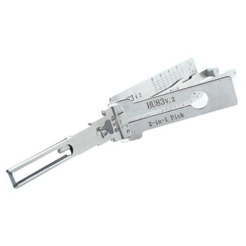 Original Lishi HU83 Mini Cooper 2 Track 2-in-1 Pick – Ignition/Door/Trunk