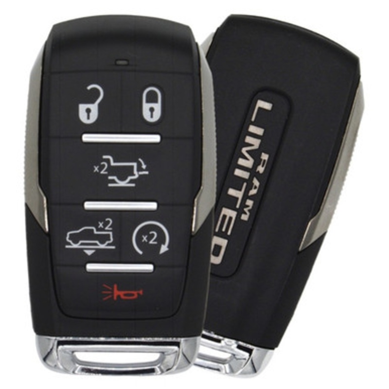 RAM Limited 6 Button Smart Key OHT-4882056, 68442917AB, 433 MHz – Refurbished, Grade A