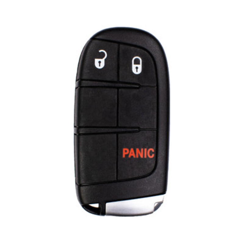 3-Button Smart Key M3N-40821302 68066349AA 433 MHz, Refurbished Recase