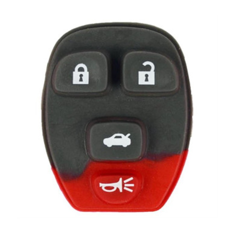 4 Button Replacement Pad for GM FCC ID: OUC60270 / OUC60221