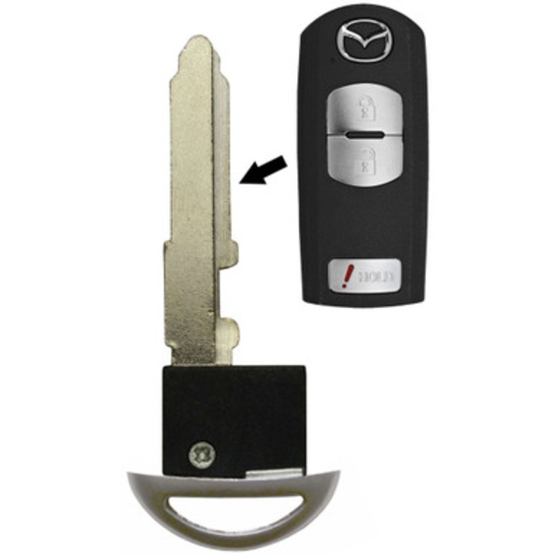 Mazda Chipped Insert Key D6Y1-76-2GXB-REPL