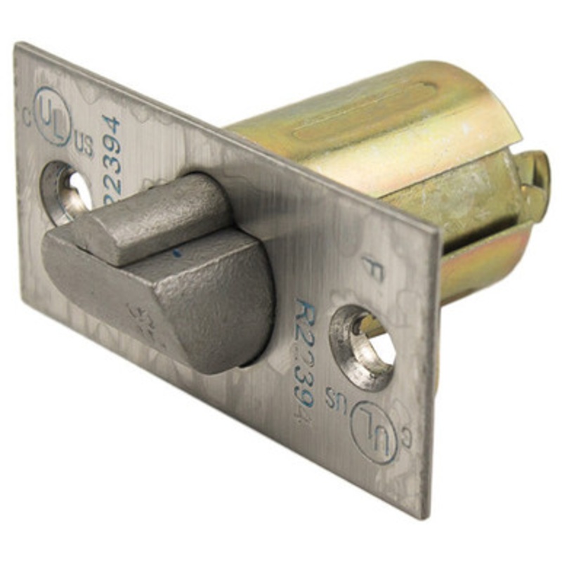 PLS L2LU Grade 2 Lever/Door Knob Spring Latch Unguarded 2 3/8 – Stainless Steel 32D