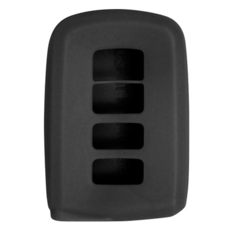 Replacement Silicone Jacket Keyless Remote Cover TYOTAG104 for Toyota 4 Button Smart Key Remote FCC ID: HYQ14FBA – Black