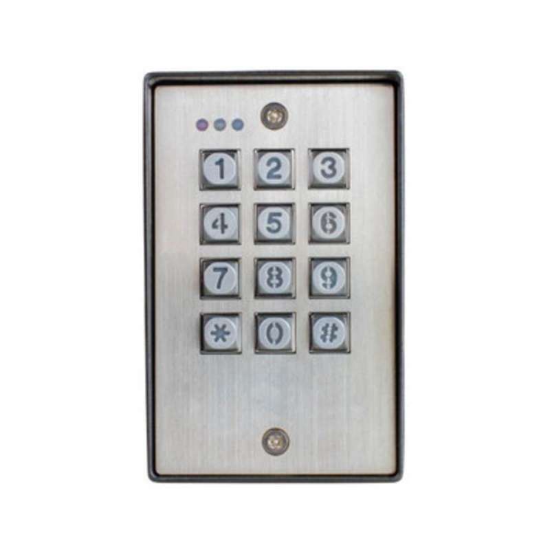 Seco-Larm Rugged Outdoor Access Control Illuminated Keypad Vandal Resistant