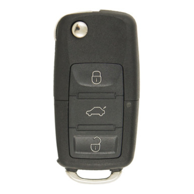Xhorse VVDI Volkswagen B5 Type Universal Remote Key 3 Buttons Black – Wired
