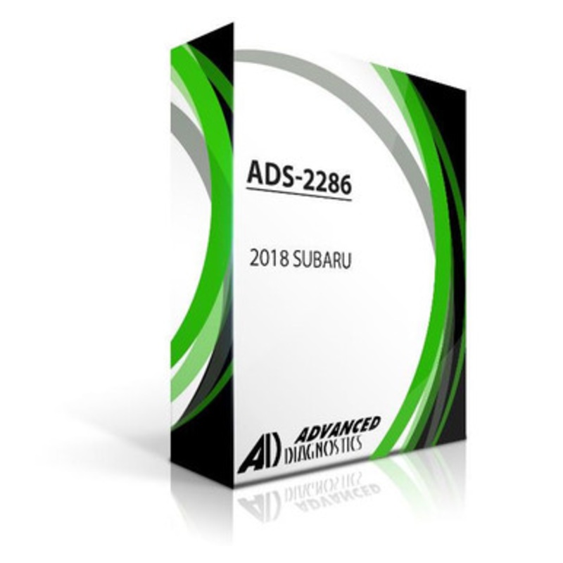 2018-2019 Subaru USA Vehicles Smart Pro Key Programming Software ADS2286