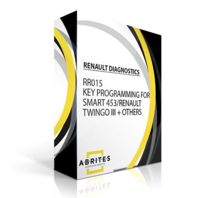 ABRITES RR015 Key Programming for the SMART 453/Renault Twingo III & other Renault Models – Software