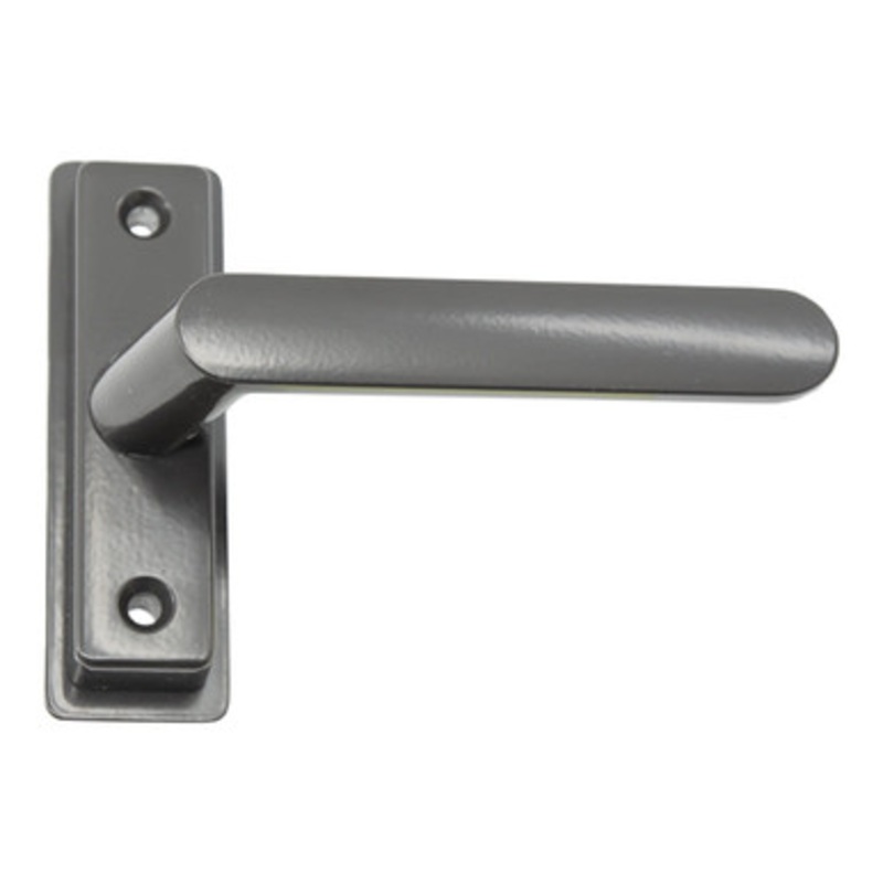 Adams Rite 4568 Lever Handle Eurostyle For 4300, 4500, 4900 Series Deadlatches – Straight – RH or RHR – 1-3/4 to 2 Door Thickness – Dark Bronze Anodized