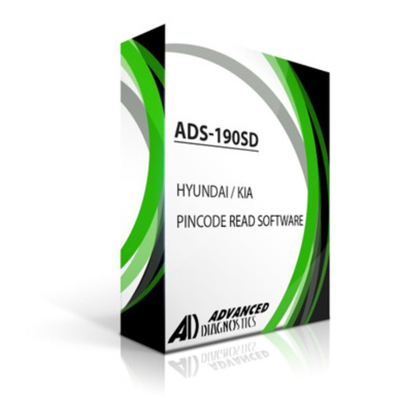 Advanced Diagnostics Hyundai / Kia Pincode Read Software ADS-190SD (to use with Smart Dongle Only)