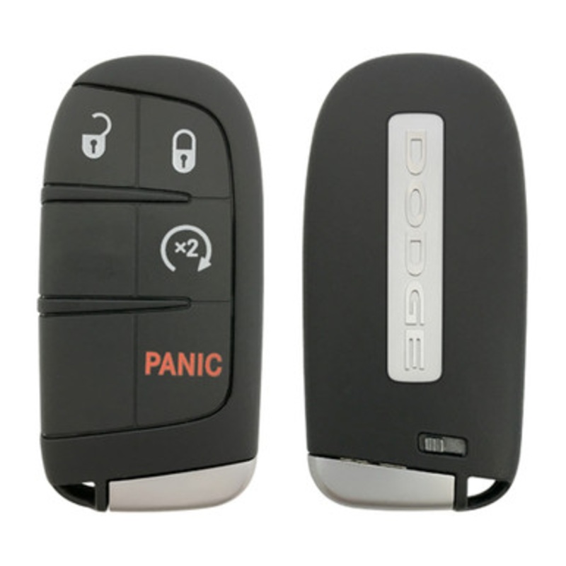 Dodge 4 Button Smart Key M3N-40821302, 68066350AB, 433 MHz – Refurbished, Grade A