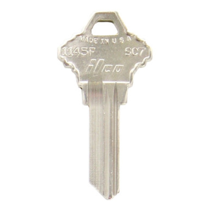ILCO 1145F SC7 Schlage Lock Key Blank 35-100F EZ SC7 – 10 Pack